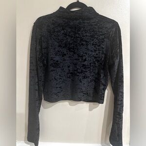 Lululemon All Aligned Mock Neck Long Sleeve *Crushed Velvet Worn Once